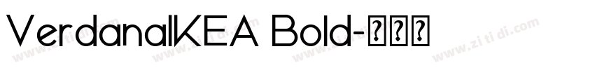 VerdanaIKEA Bold字体转换